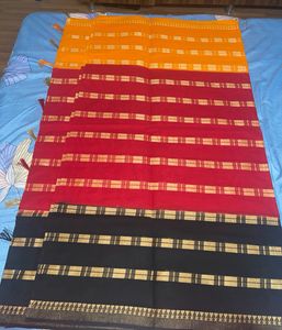 Multi-color Cotton Saree