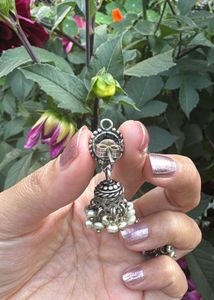 Real Silver Jhumka