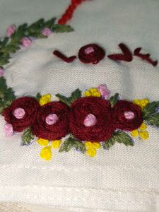 Hand Embroidered Love Handkerchief