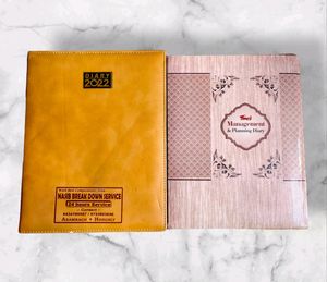 Pack Of Two Large Size Diaries/Notebook