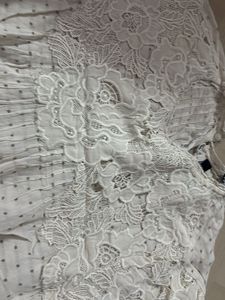 Elegant White Lace Top