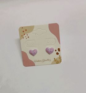 Heart Stud Earrings
