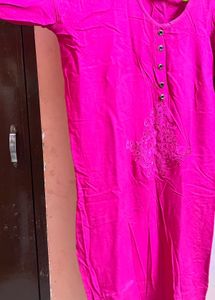 Pink Kurta For Daily Wear