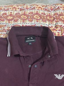 Burgundy Polo T-Shirt