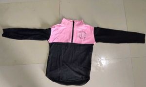 Pink & Black Pullover Top