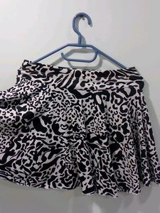 Cowprint Mini Skirt