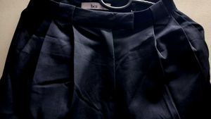 Wide Leg Black Trousers