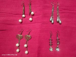 4 Earrings Combo Offer