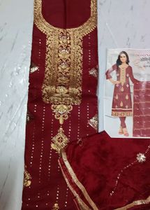 Suit Set 3pc Material Fabric Unstitched