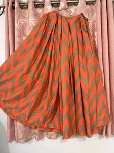 Chevron Maxi Skirt