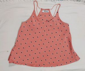 Peachy Paradise Spaghetti Top