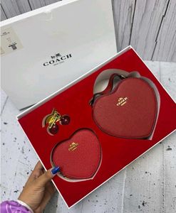 COACH HEART BAG GIFT SET PREMIUM WD BOX