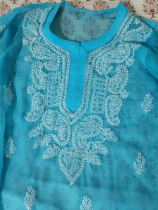 Chikankari Kurta with Inner