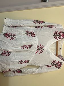 Floral Print Short Kurti