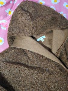 Brown Hooded Coat