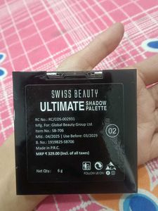 Swiss Beauty Eyeshadow Palette