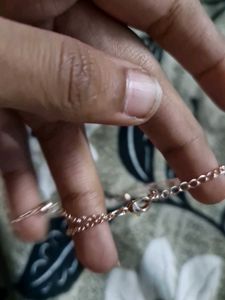 Two Layered Necklace With Bracelet And Earrings