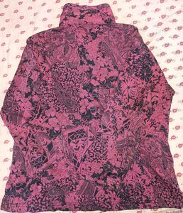 Patterned Pullover Top