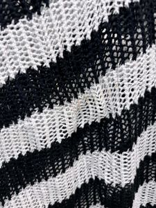 🎀Striped Oversized Knitted Top C