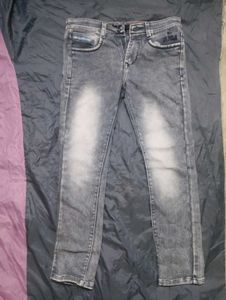 Stylish Grey Denim Jeans