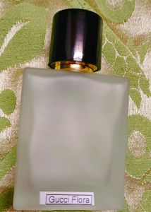 Empty bottle of IKON Perfumer