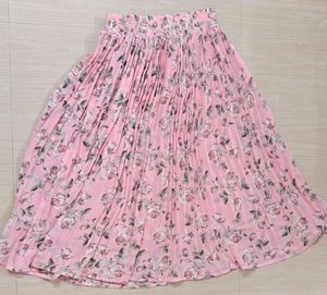 Barbie Floral Pink Girls&#39; Ruffle Skirt