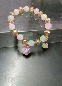Pink Beaded Bracelet