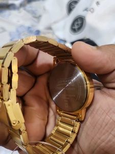 Sonata Gold Watch