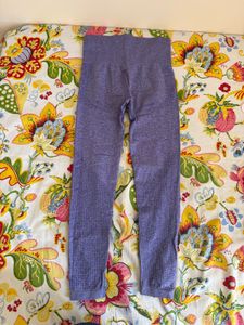 Purple Seamless High Waist Leggings