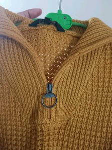 Front Zip Sweater