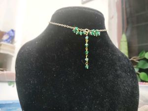 Emerald Green Beaded Necklace