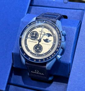 Omega x Swatch l - Super Blue Moon MoonSwatch