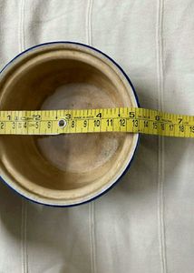 Blue Ceramic Covered Dish
