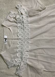 Cute Korean White Top For Women’s 🤍
