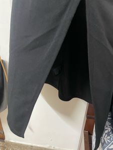 Black Slit Dress - H&amp;M