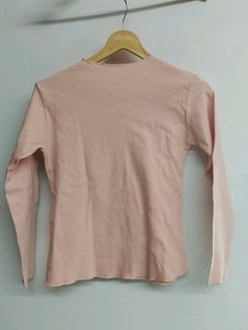 Full Sleeves Stretchable Tee For Girls