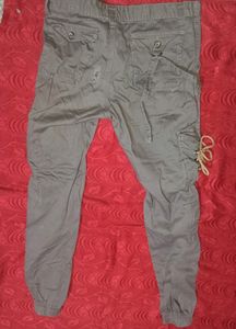 Grey Cargo Pant For Men