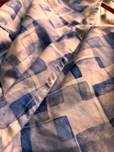 Blue Mosaic Korean Dress