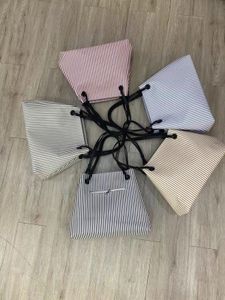 Striped Tote Bag