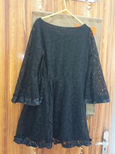 BLACK PARTY MINI DRESS