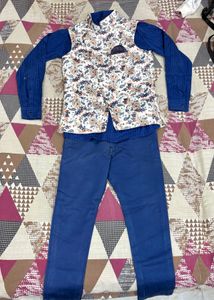 3 Piece Combo Set of Waist Coast, Shirt & Trouser