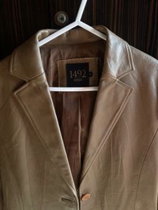 Vintage Leather Blazer