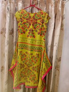 Floral Print Kurta