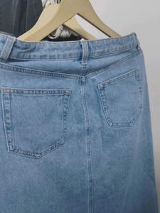 Korean Style Denim Long Skirt