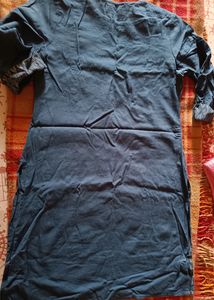 Pure Cotton Blue Kurta