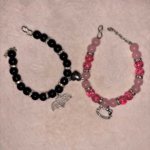 BRACELET hello kitty and bat man~couple