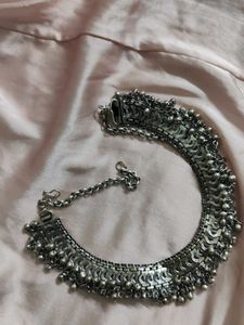 Oxidized Silver Necklace