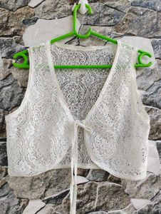 Crop Tie-up Shrug