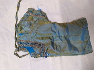 Blue Colour Pariki Jacket For Kids