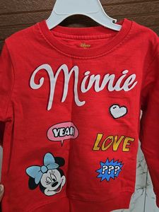 Sweatshirt For Kids (Red Minnie)